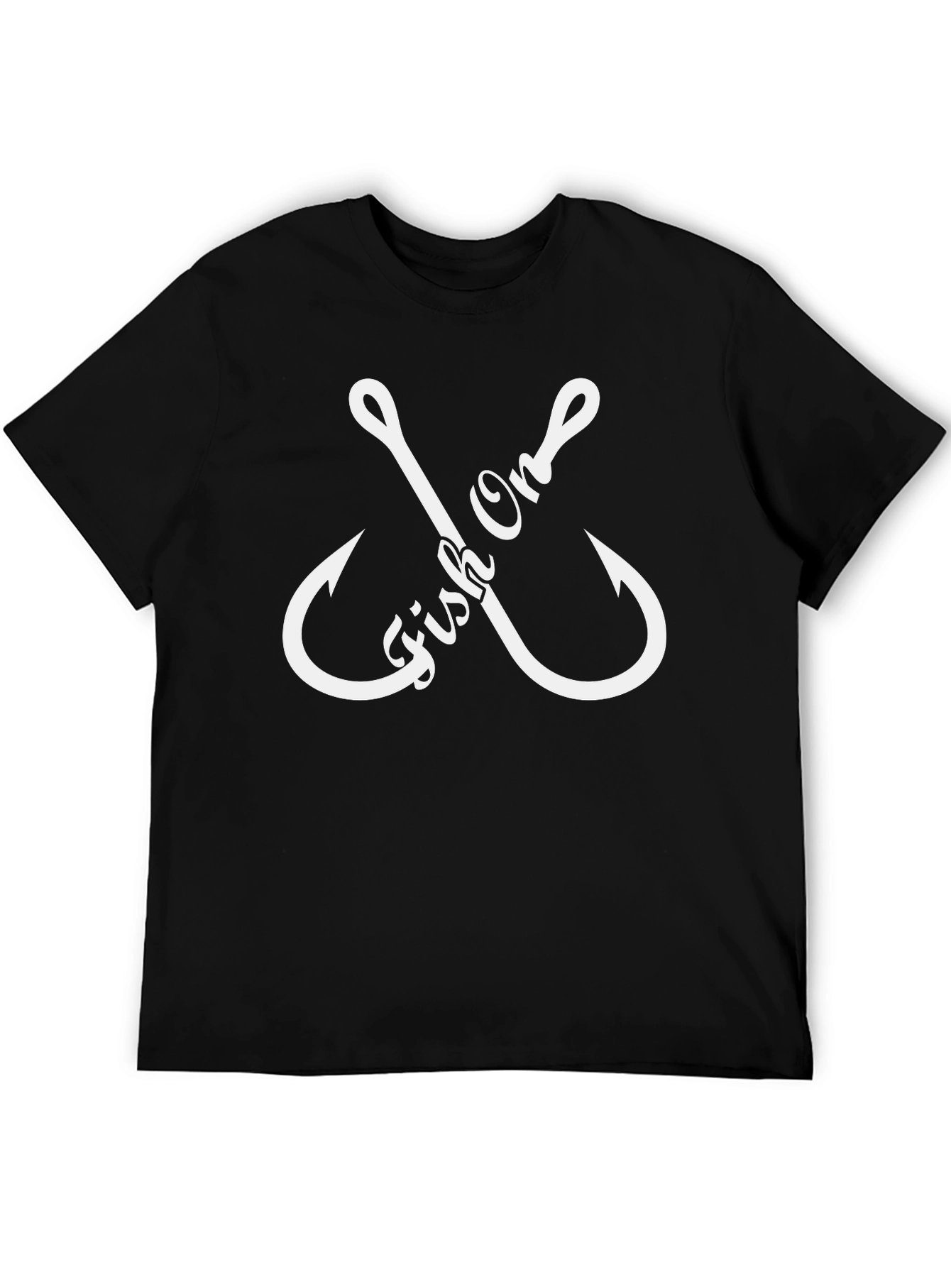 Fishing Hooks Graphic Tee - Fish On Design