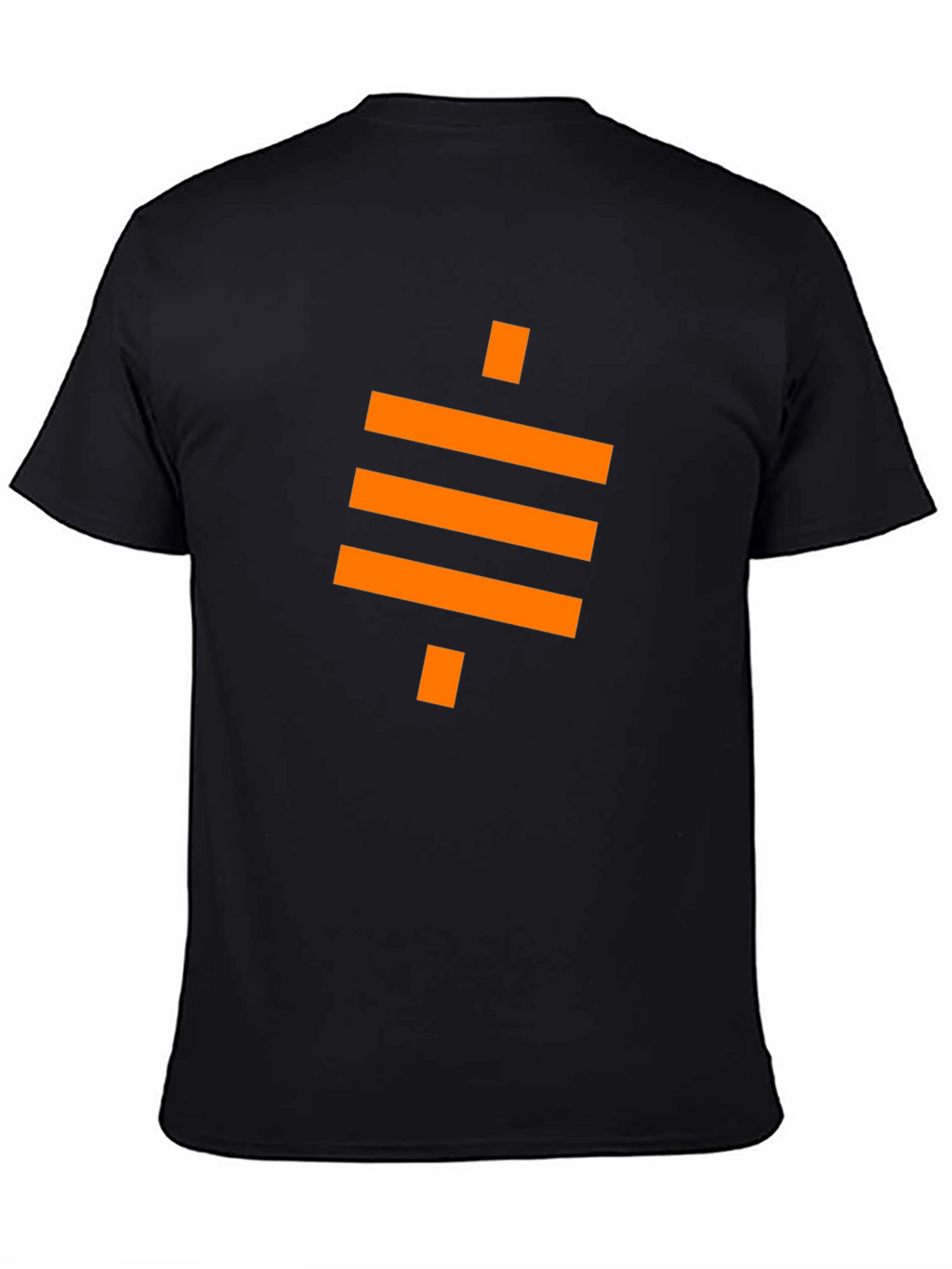 Modern Geometric Black T-Shirt