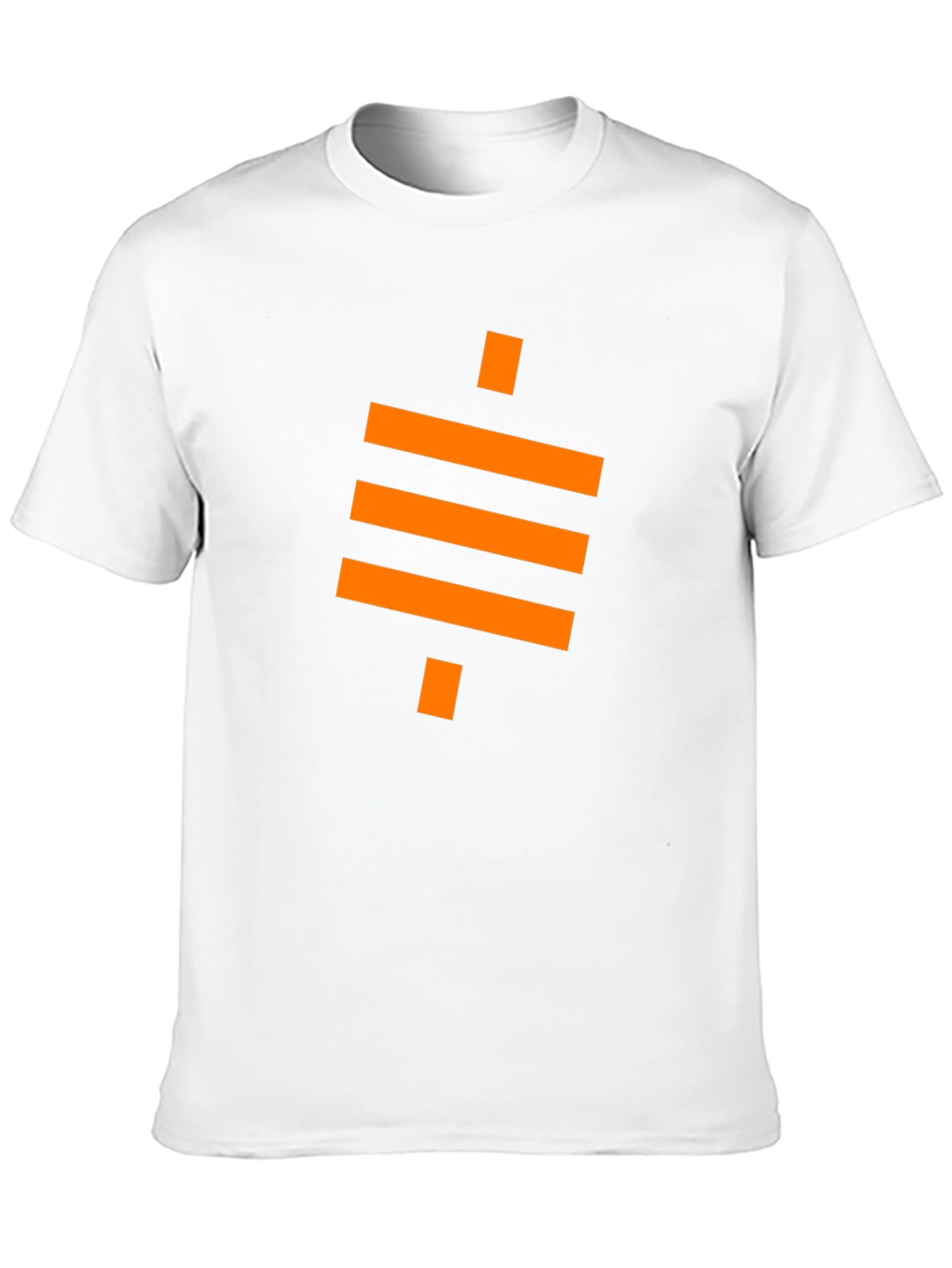 Modern Geometric Black T-Shirt