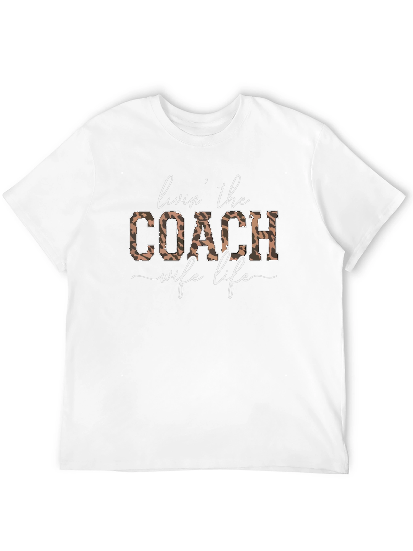Livin The Coach Wife Life Graphic Tee