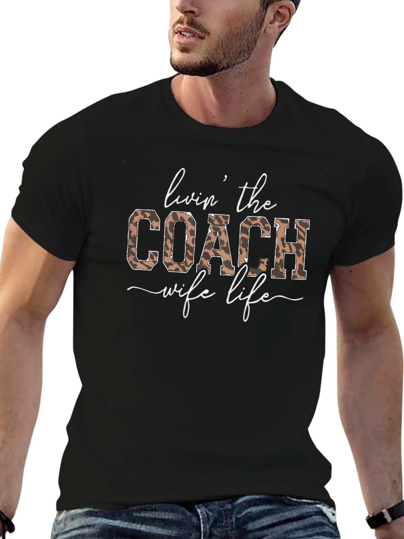 Livin The Coach Wife Life Graphic Tee
