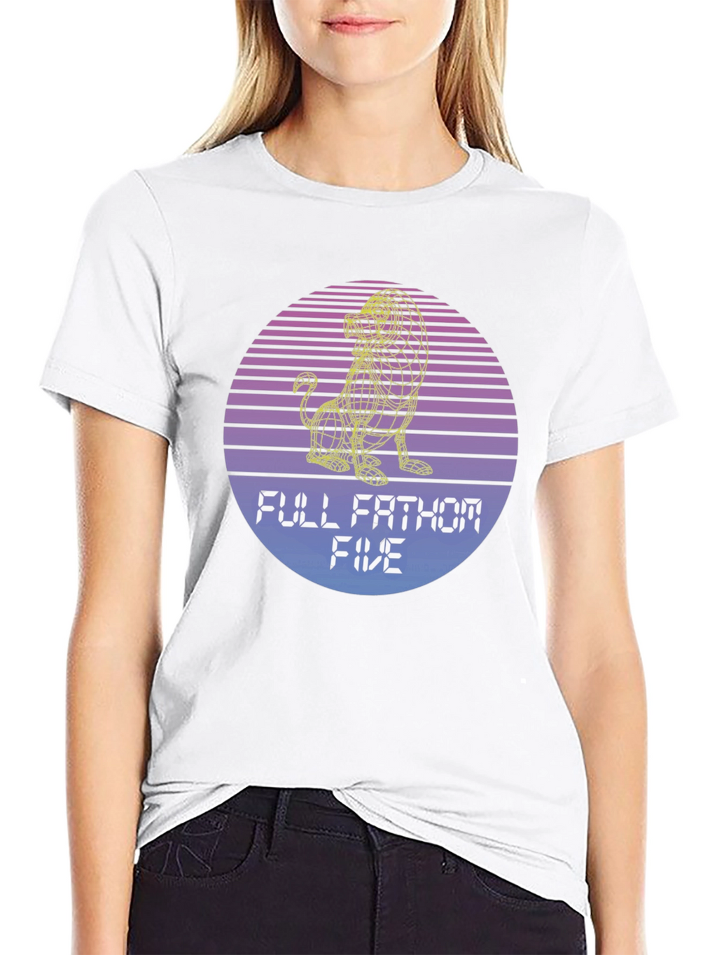Retro Lion T-Shirt - Full Fathom Five Graphic Tee