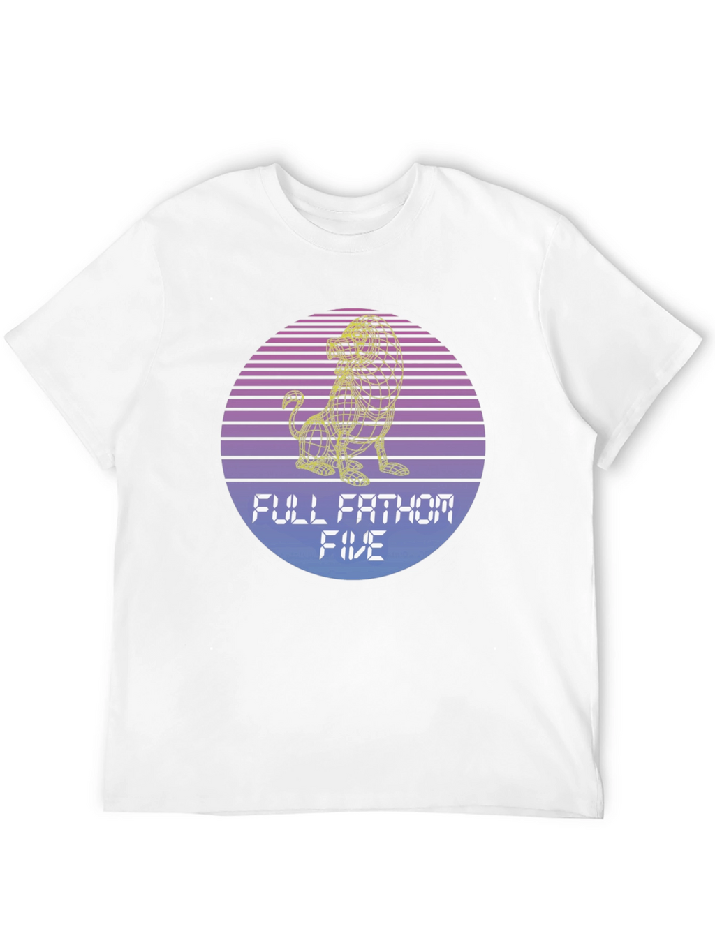 Retro Lion T-Shirt - Full Fathom Five Graphic Tee
