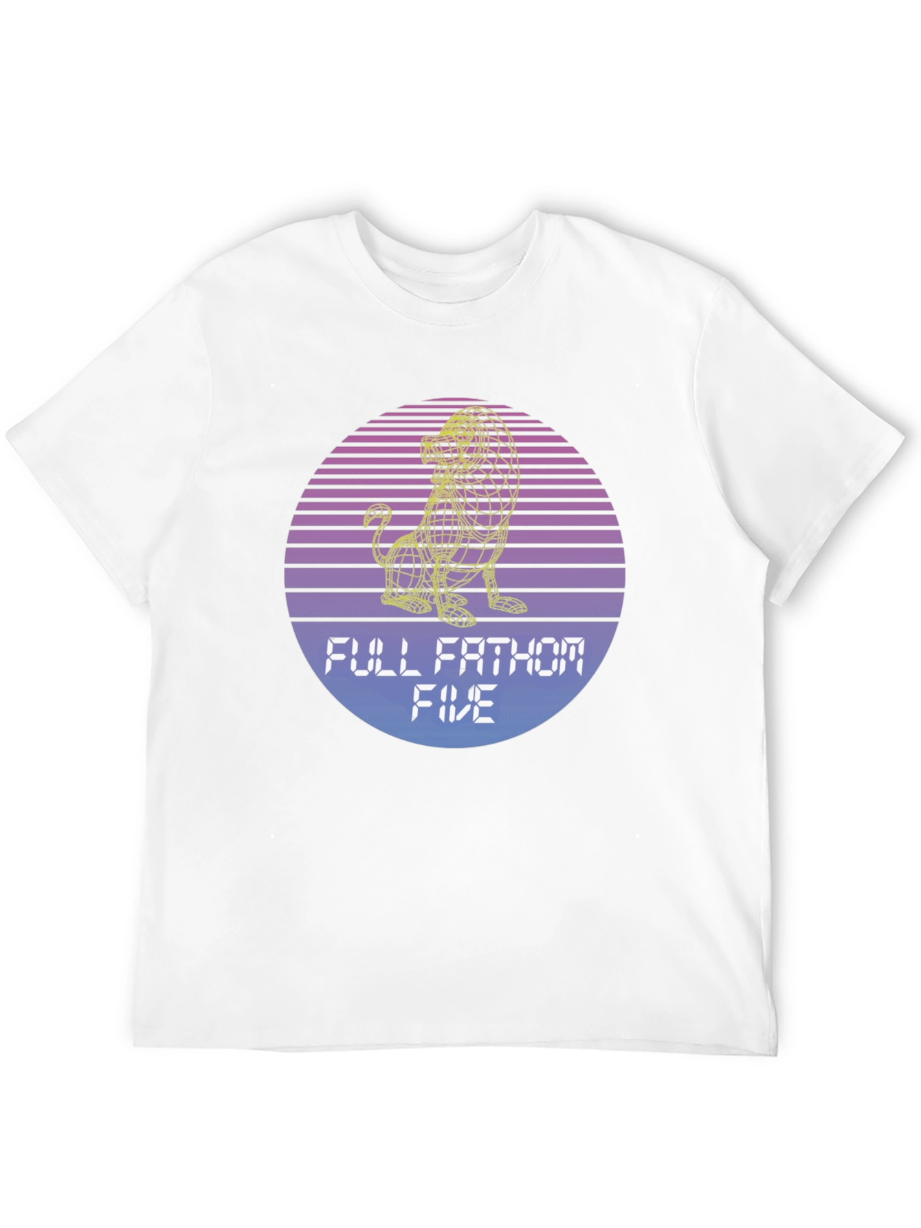 Retro Lion T-Shirt - Full Fathom Five Graphic Tee