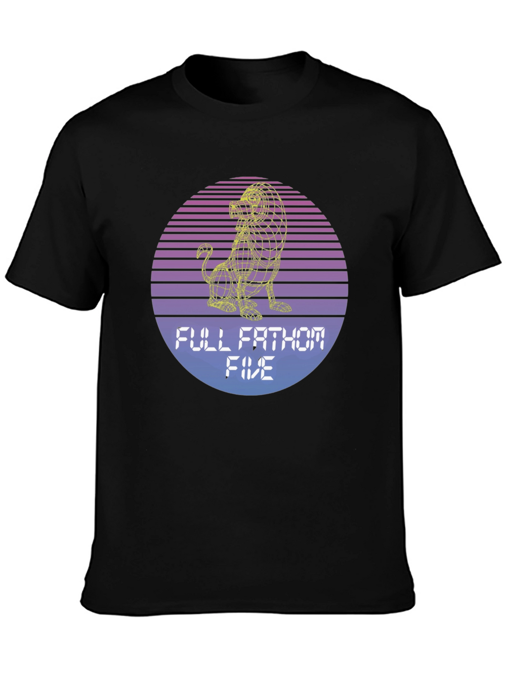 Retro Lion T-Shirt - Full Fathom Five Graphic Tee