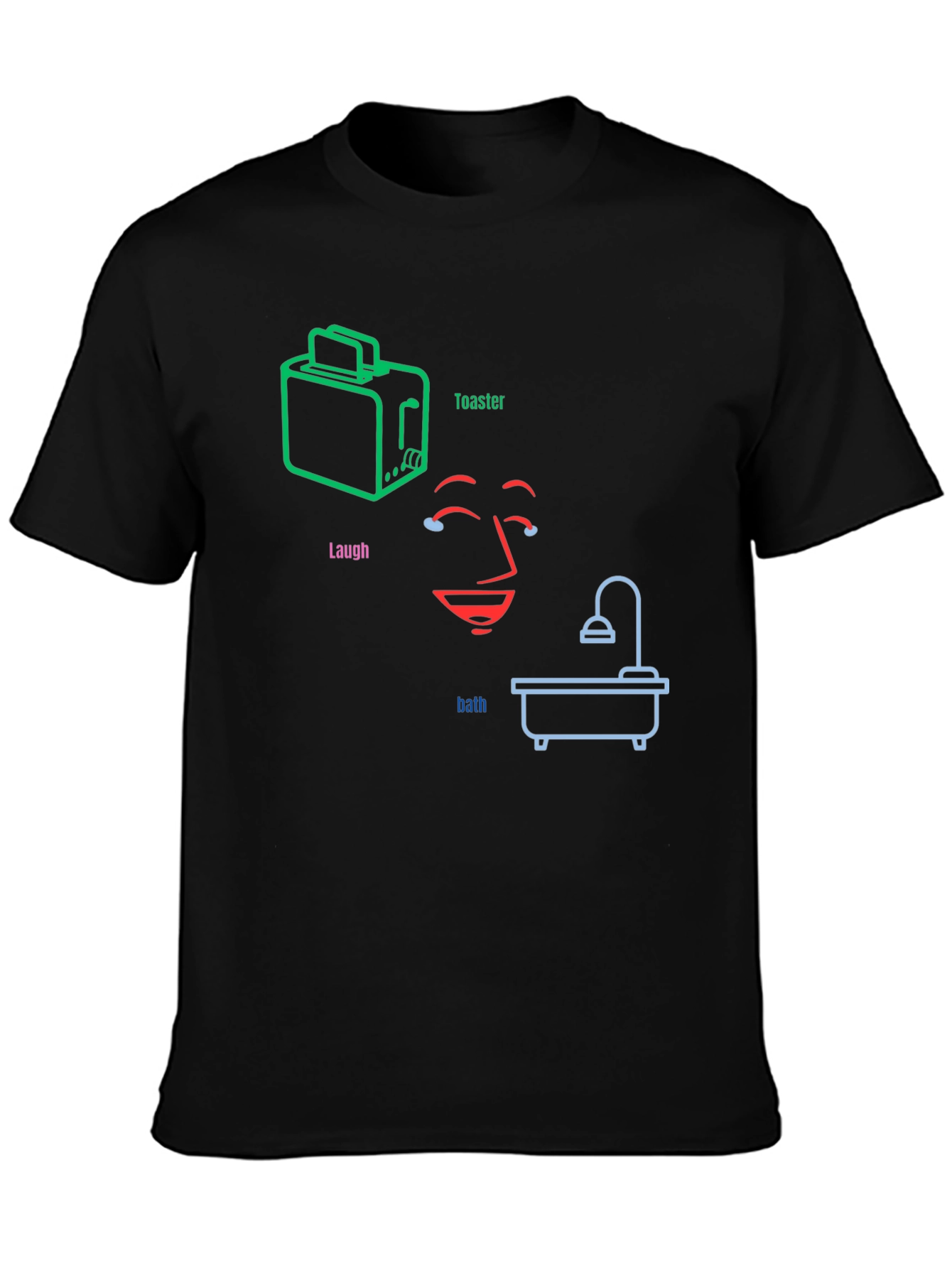 Laugh Toaster Bath Funny T-Shirt