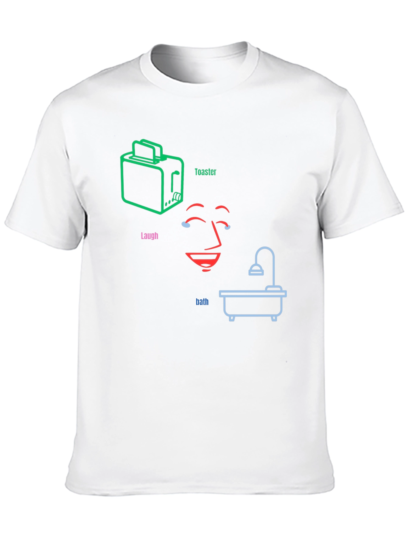 Laugh Toaster Bath Funny T-Shirt