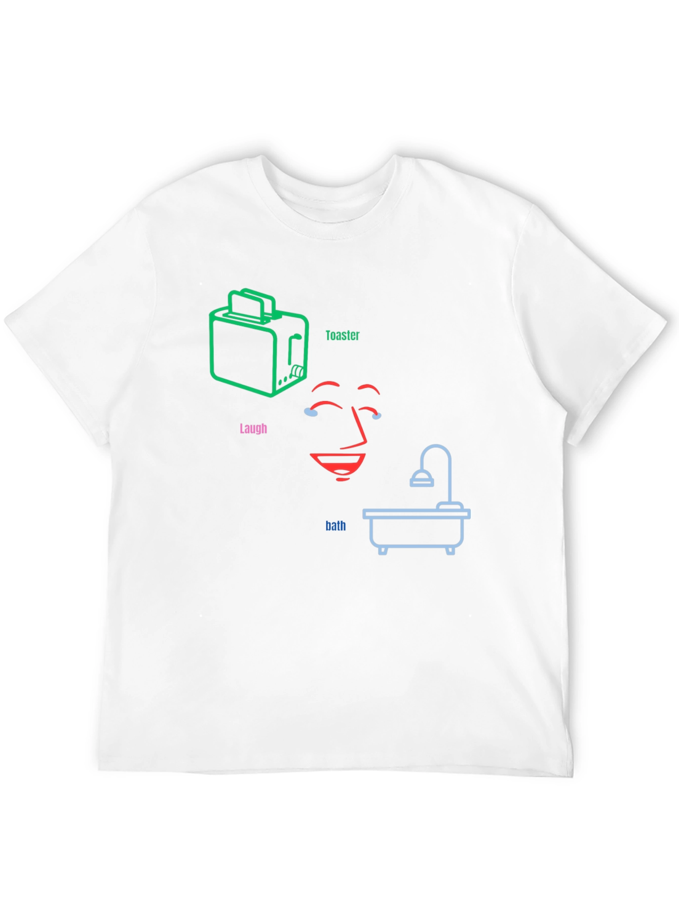 Laugh Toaster Bath Funny T-Shirt