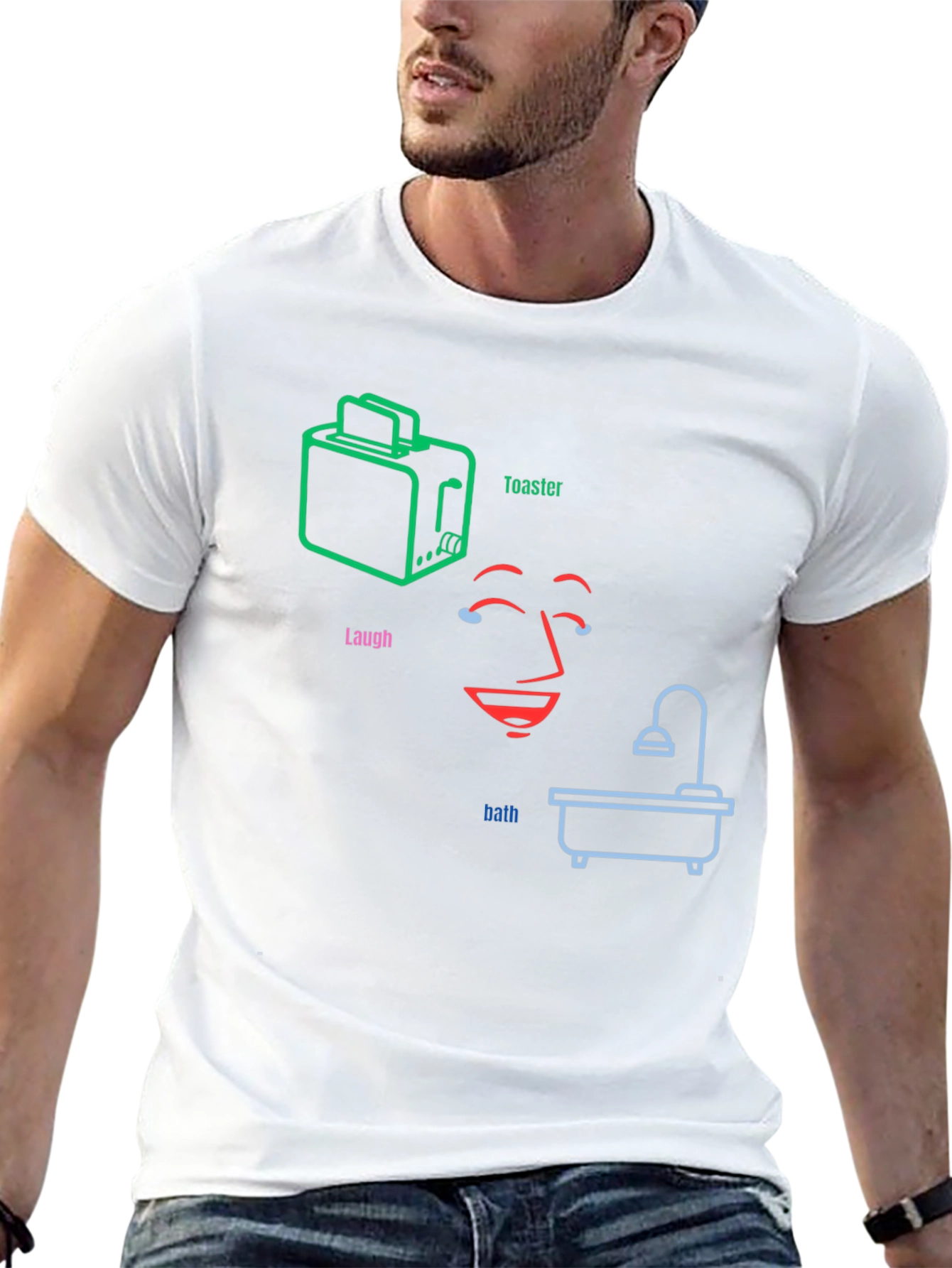Laugh Toaster Bath Funny T-Shirt