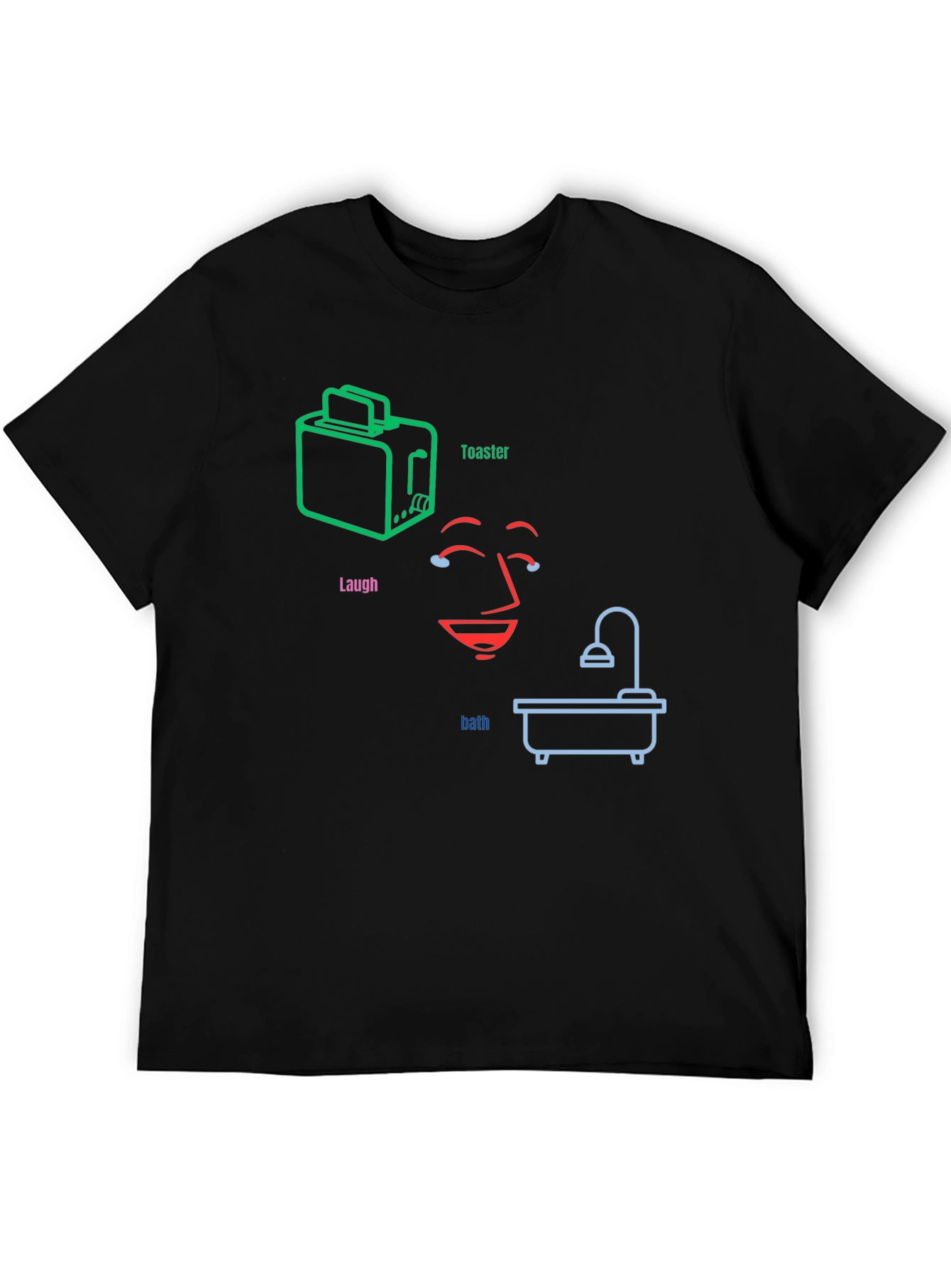 Laugh Toaster Bath Funny T-Shirt
