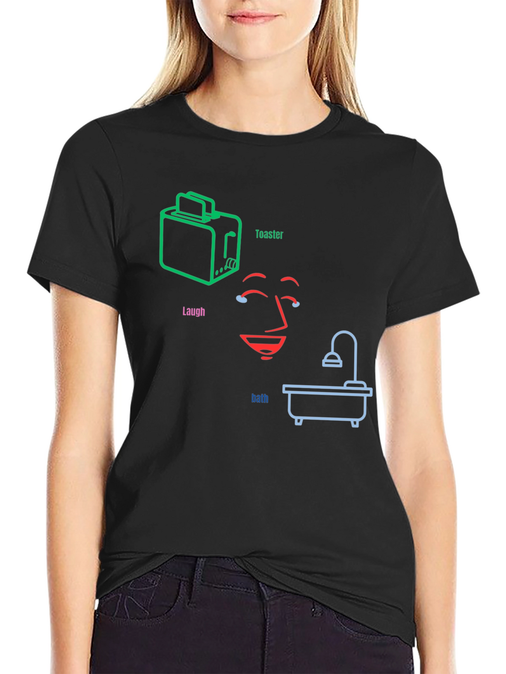 Laugh Toaster Bath Funny T-Shirt