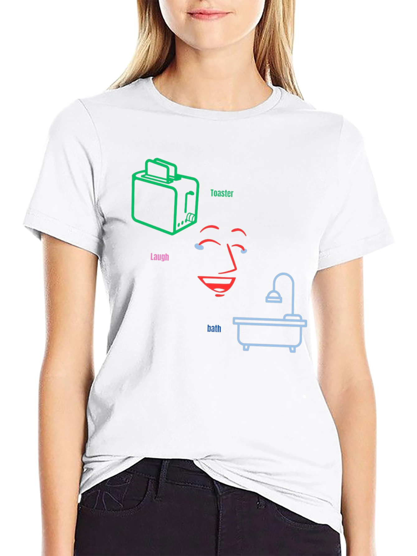 Laugh Toaster Bath Funny T-Shirt