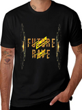 Future Rave Black T-Shirt - EDM Graphic Tee