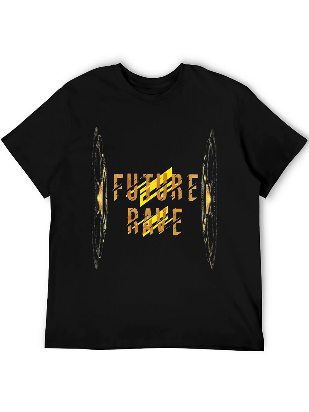 Future Rave Black T-Shirt - EDM Graphic Tee
