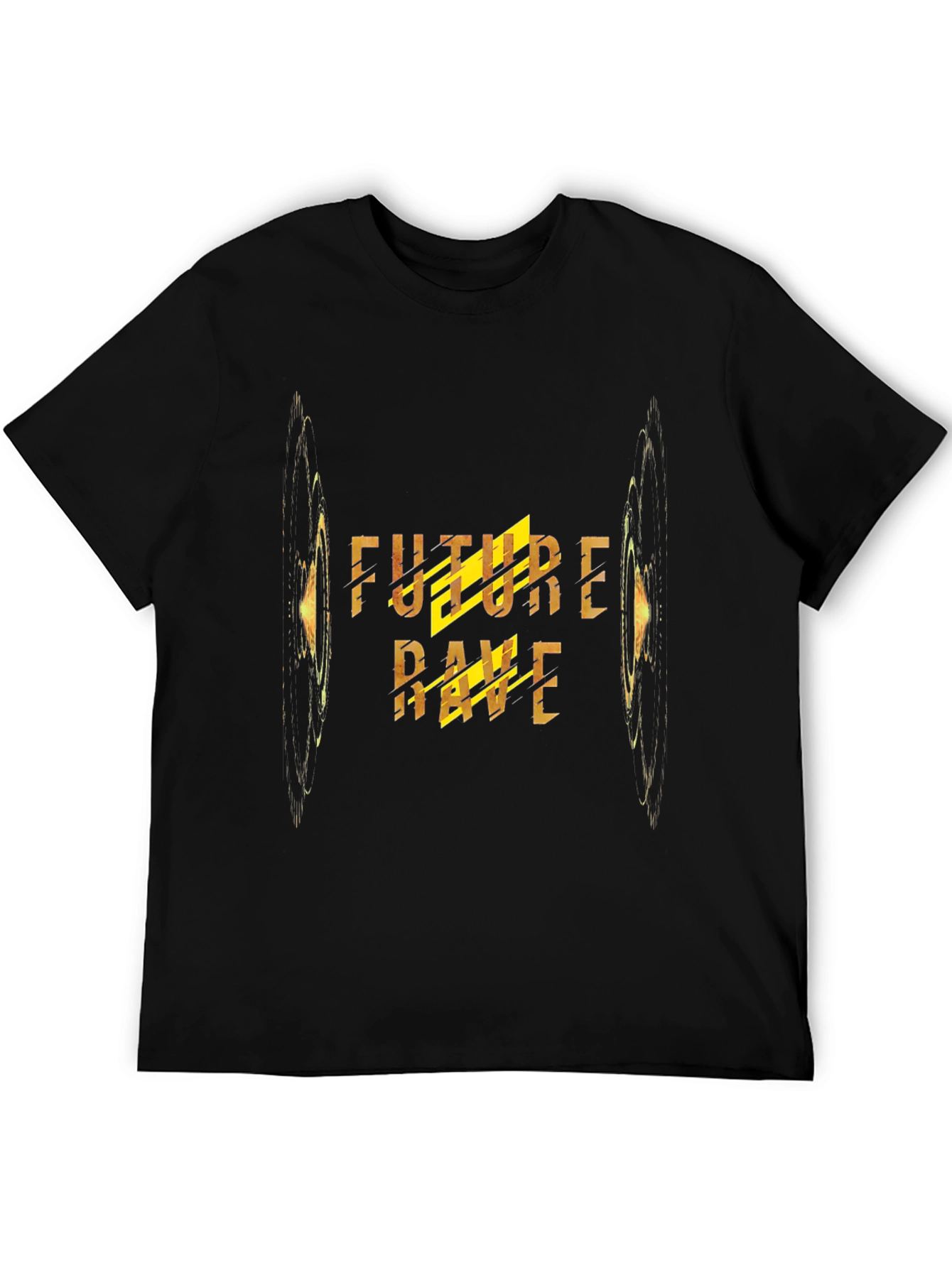 Future Rave Black T-Shirt - EDM Graphic Tee