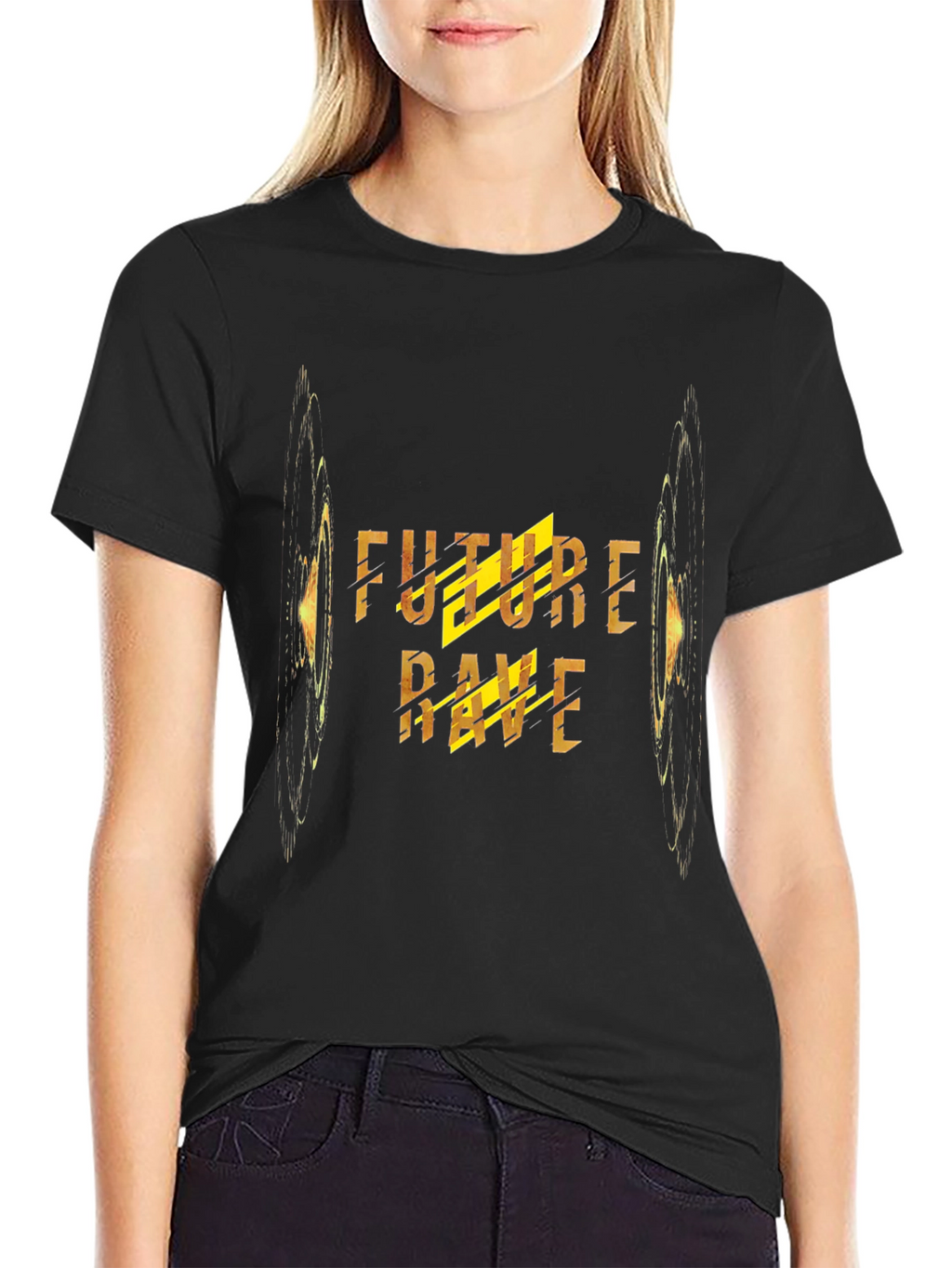 Future Rave Black T-Shirt - EDM Graphic Tee