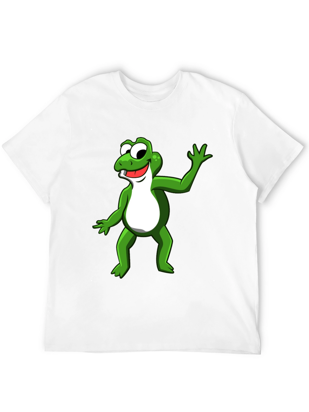 Frog Graphic T-Shirt - Funny Cartoon Style
