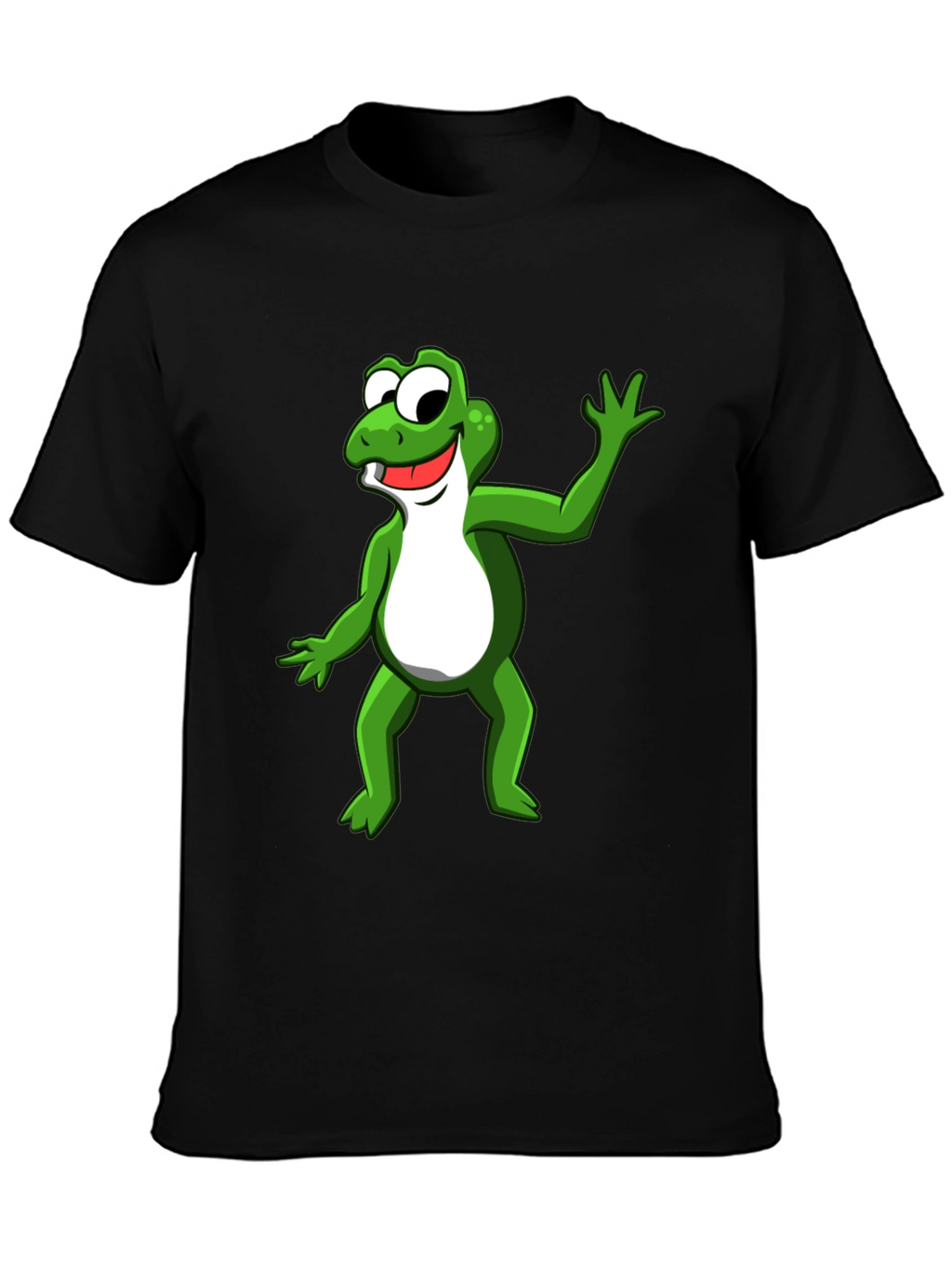 Frog Graphic T-Shirt - Funny Cartoon Style