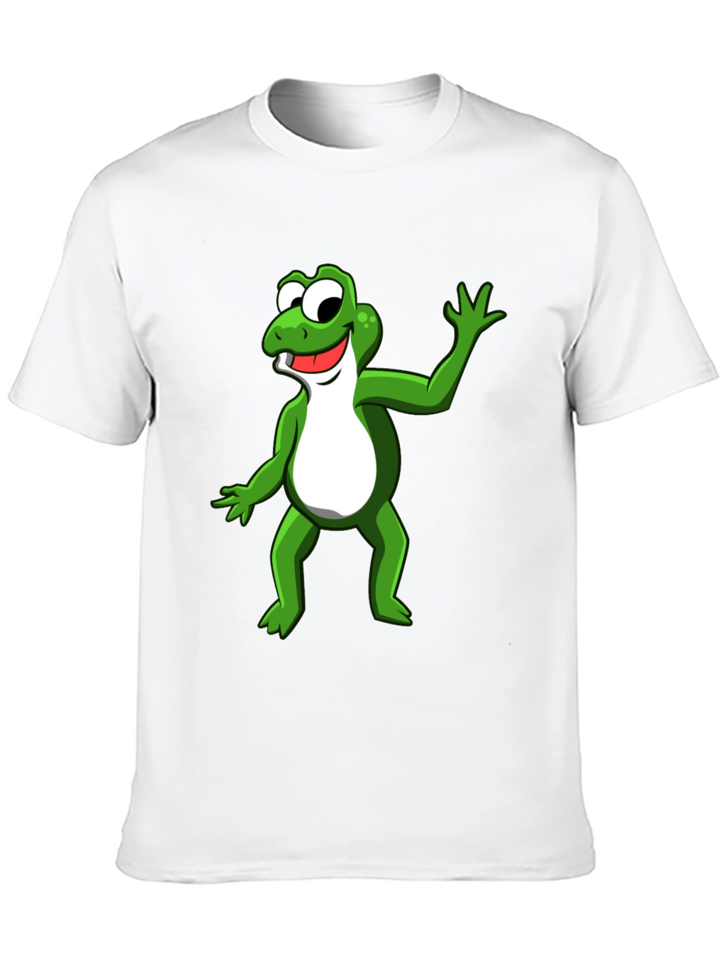 Frog Graphic T-Shirt - Funny Cartoon Style