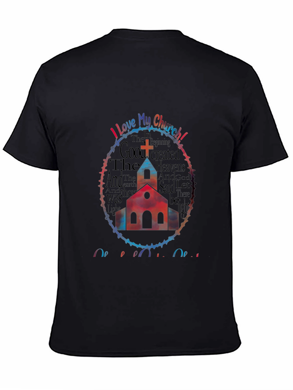 I Love My Church Graphic Tee