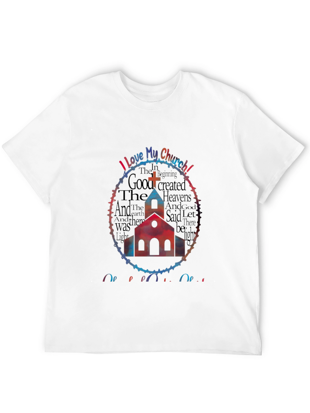 I Love My Church Graphic Tee