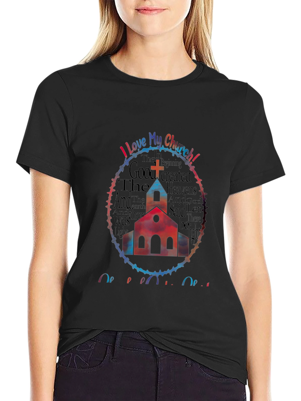 I Love My Church Graphic Tee