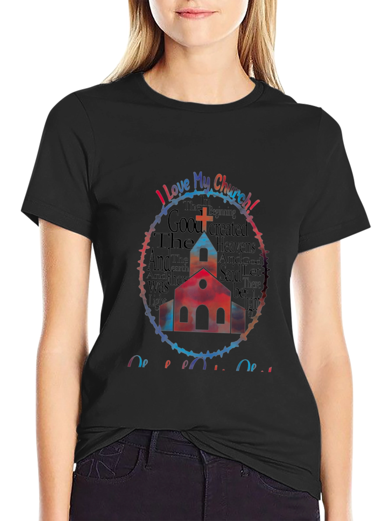 I Love My Church Graphic Tee
