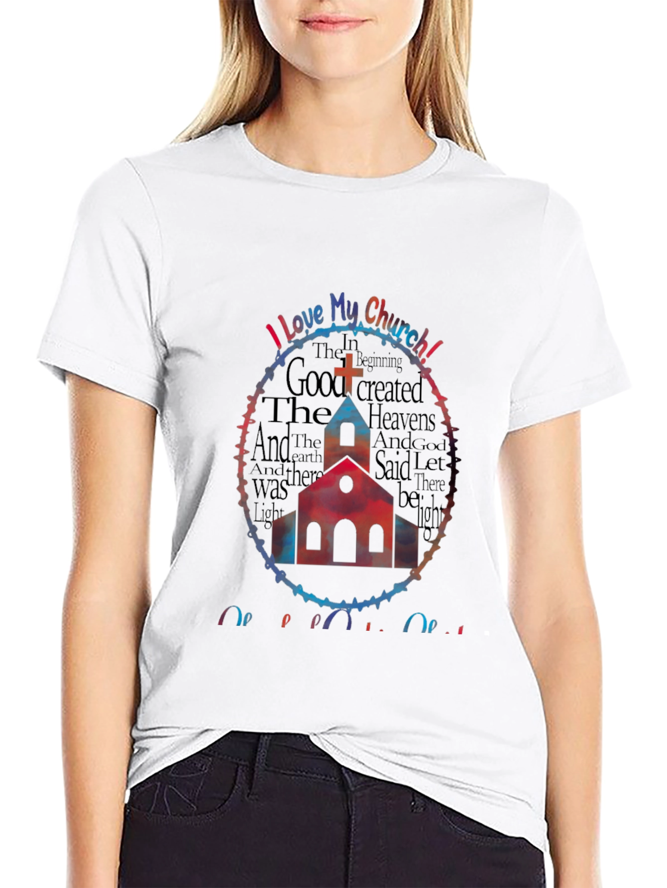 I Love My Church Graphic Tee