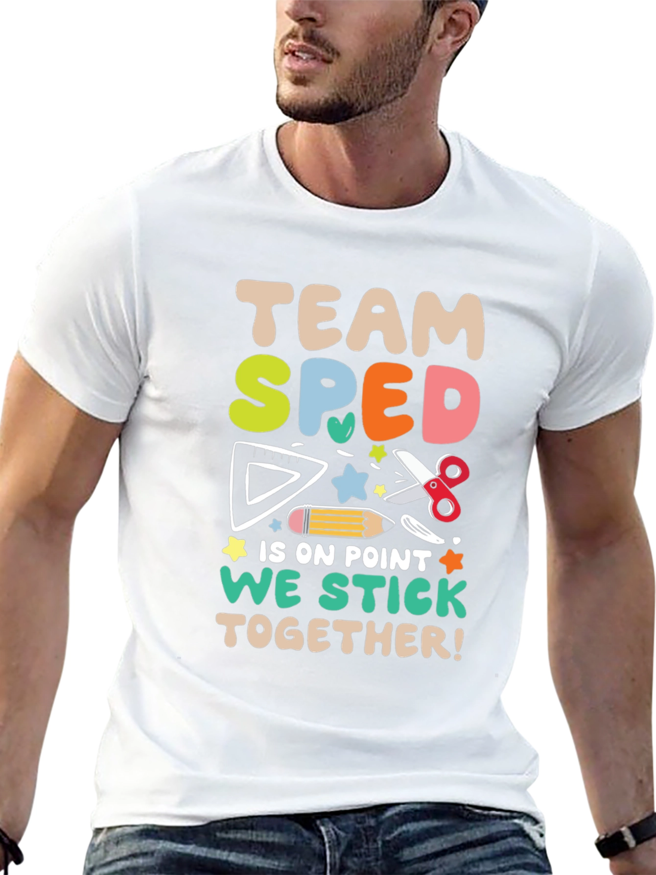 Team SPED Teacher Shirt - We Stick Together!