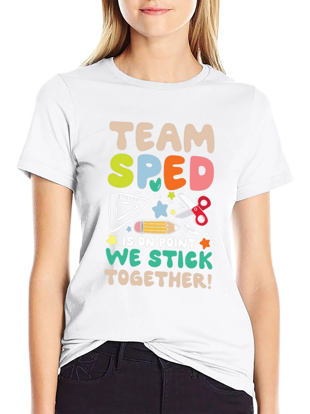 Team SPED Teacher Shirt - We Stick Together!