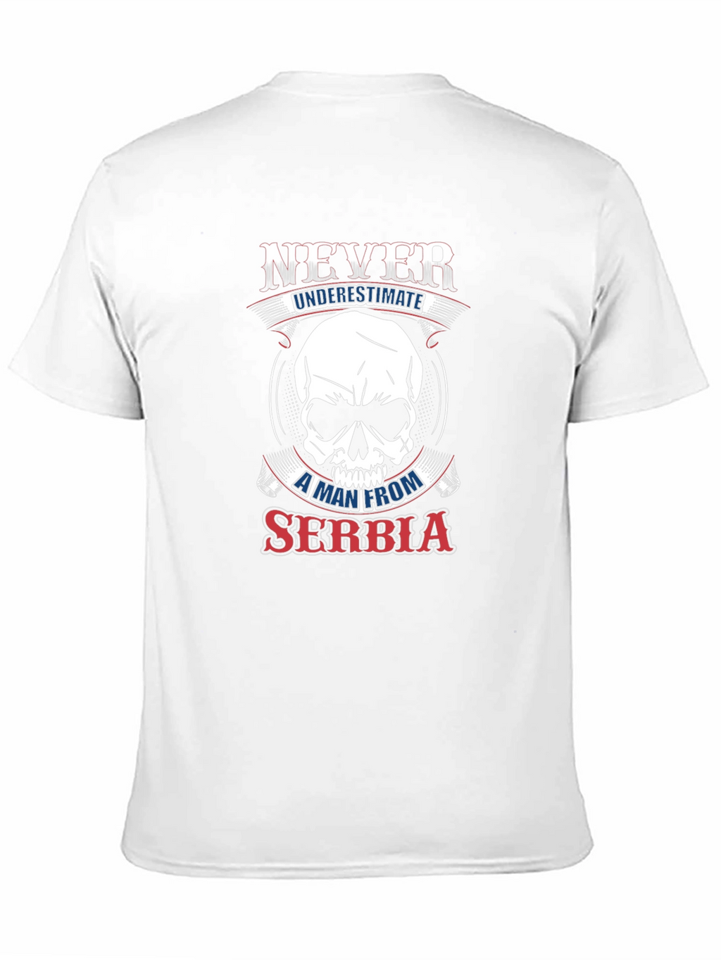 Never Underestimate Serbia Graphic T-Shirt