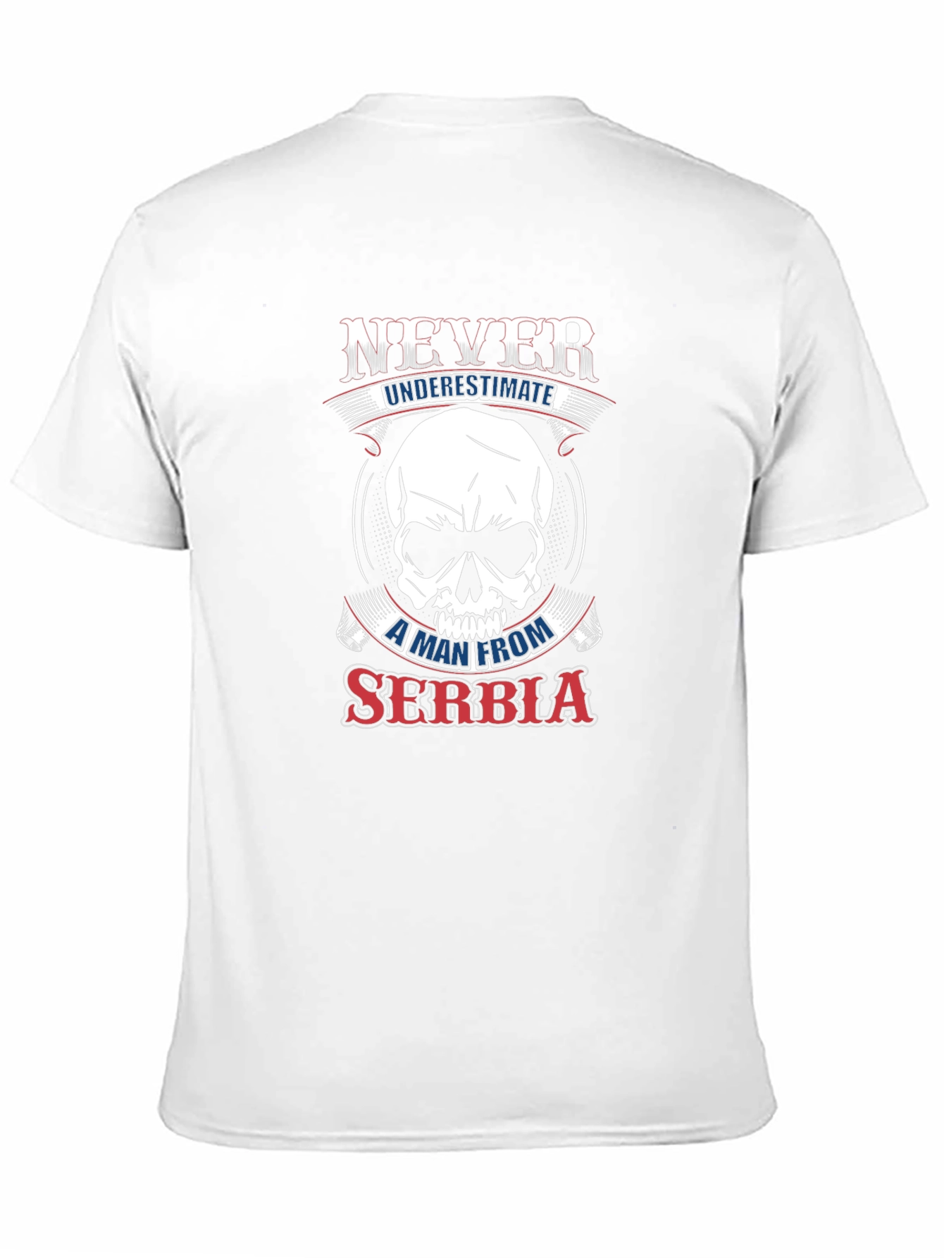 Never Underestimate Serbia Graphic T-Shirt