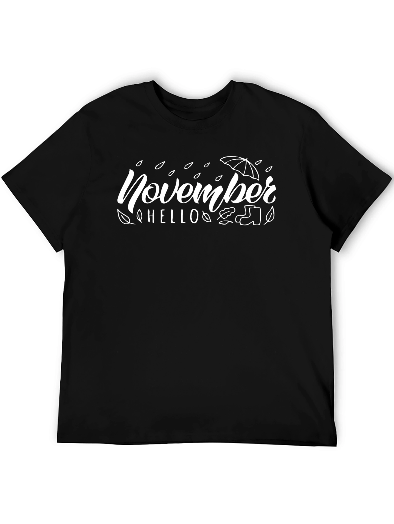 Hello November Black T-Shirt