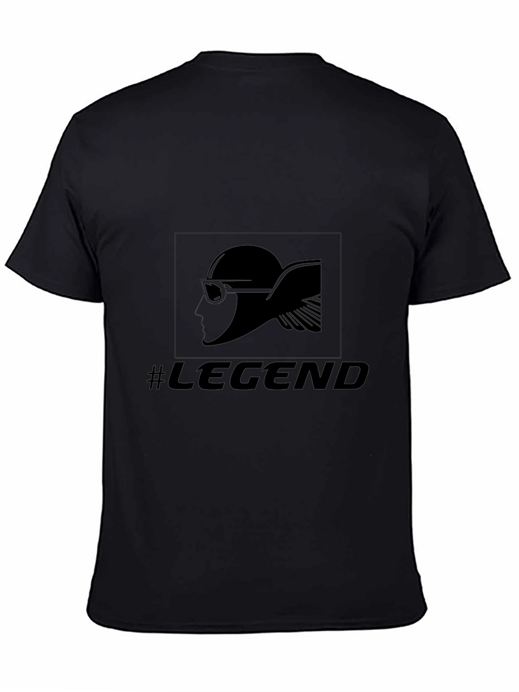 Mens Black Legend Graphic Tee