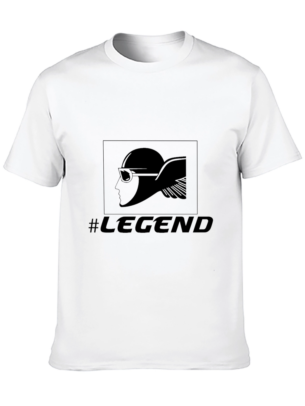 Mens Black Legend Graphic Tee