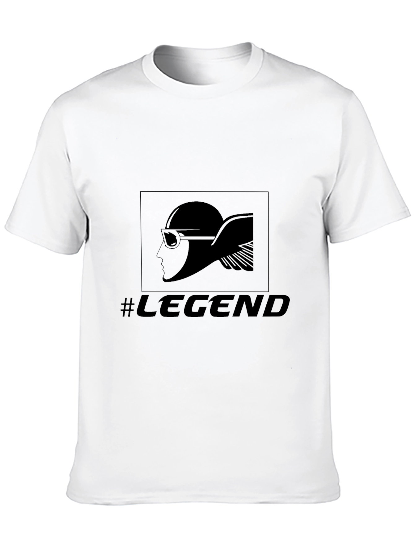 Mens Black Legend Graphic Tee