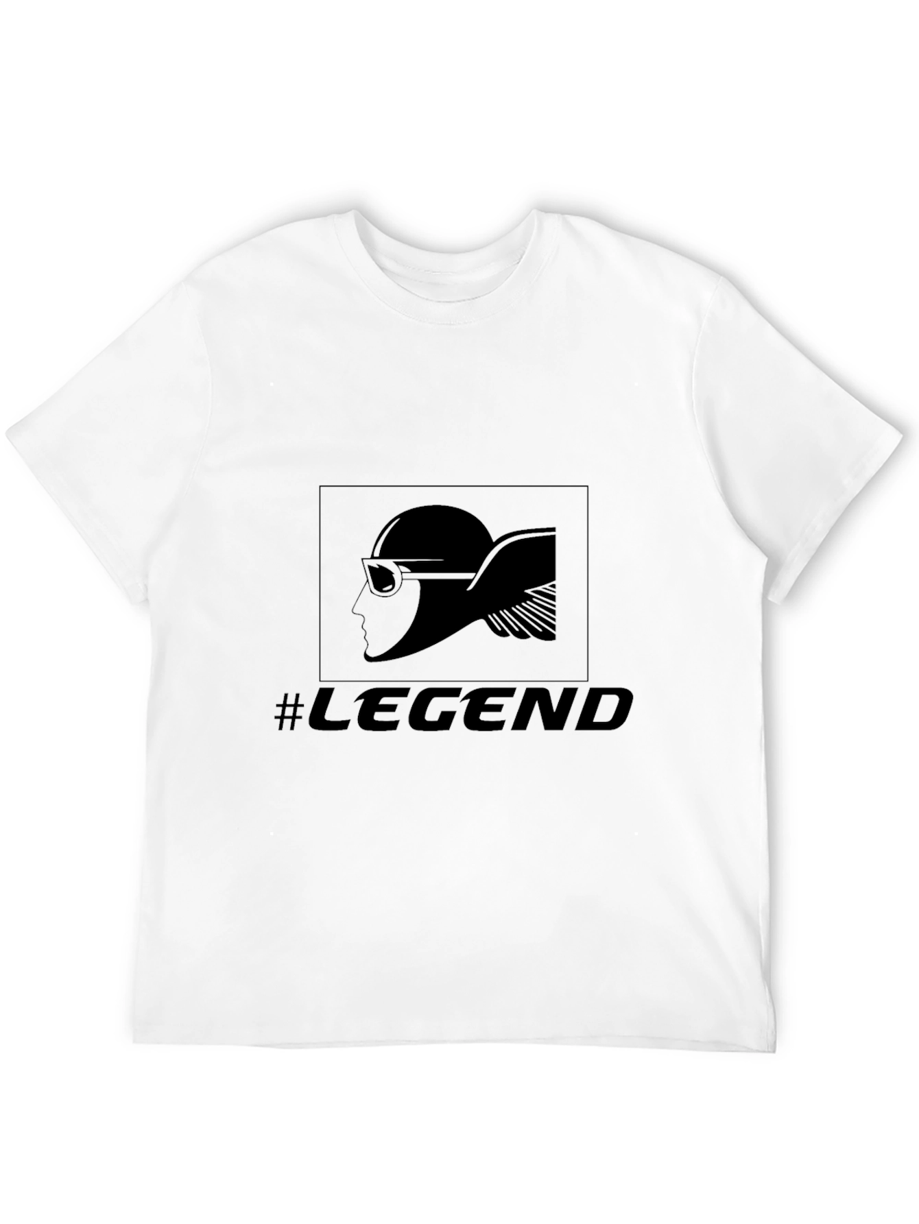 Mens Black Legend Graphic Tee