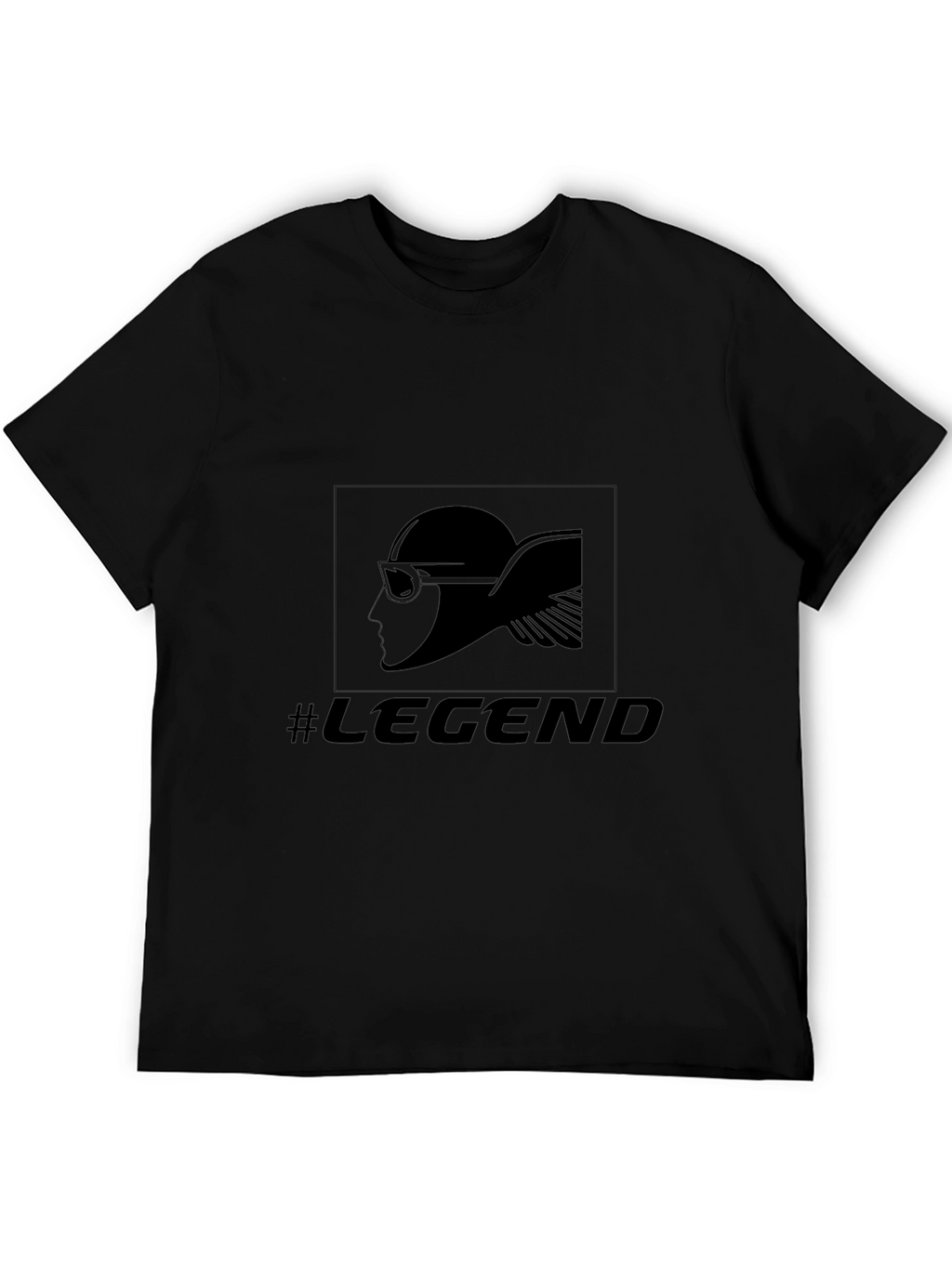 Mens Black Legend Graphic Tee