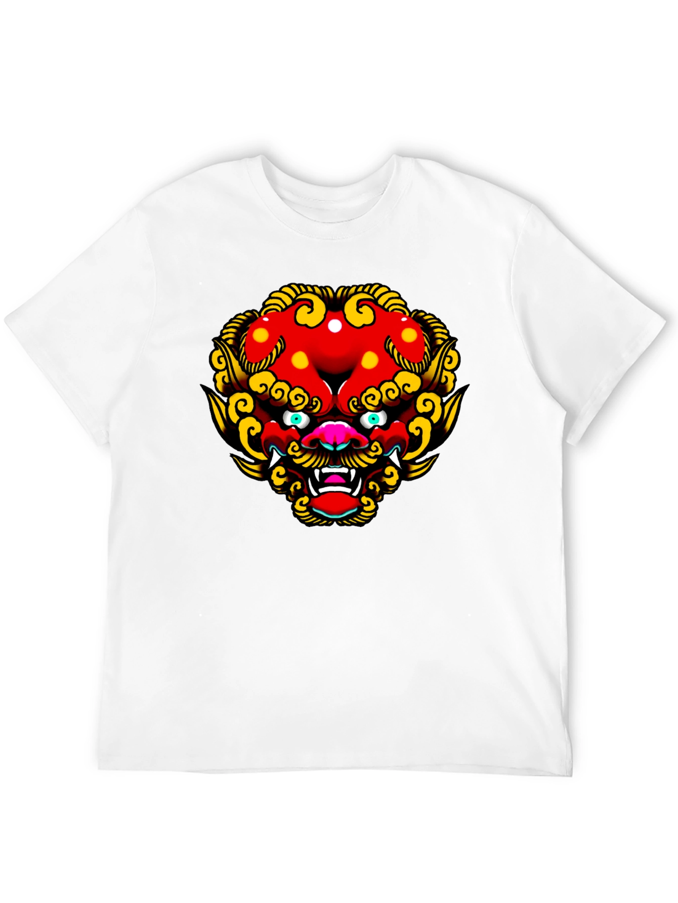 Graphic Tee - Asian Lion Design