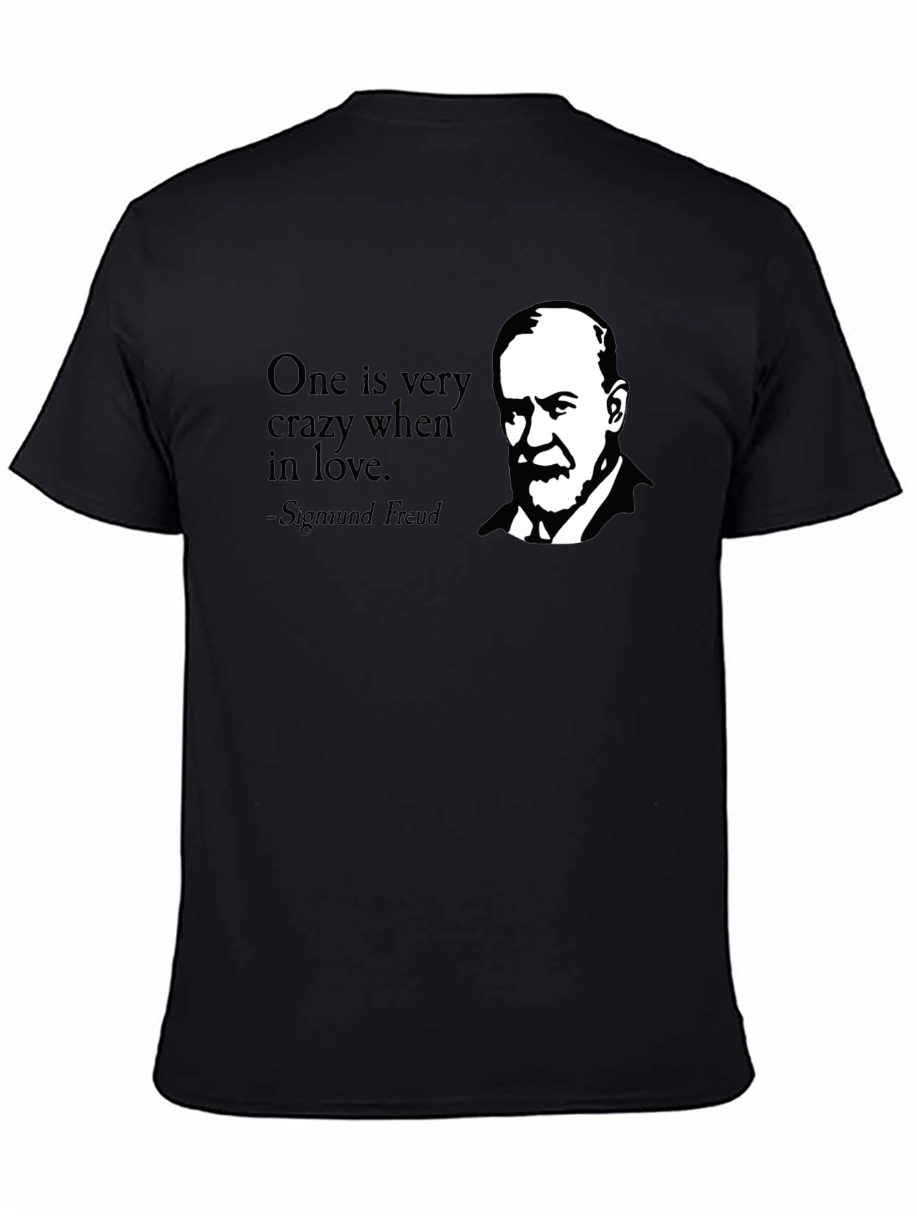 Sigmund Freud Graphic Tee - One is Very Crazy in Love