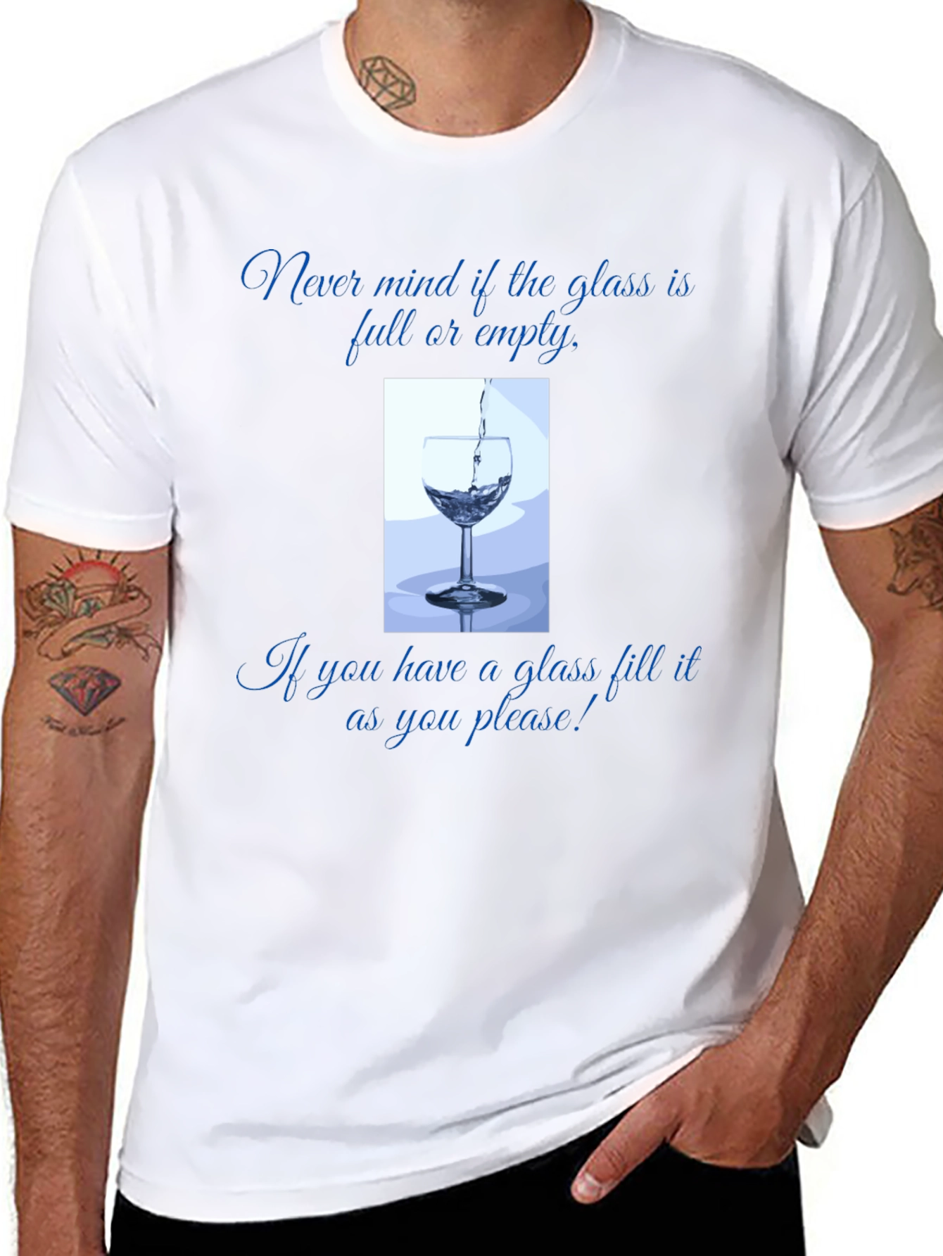 Glass Half Full T-Shirt