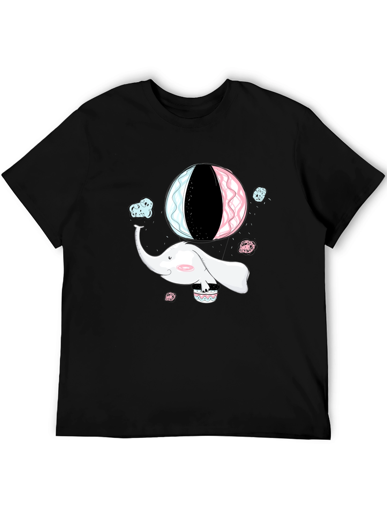 Elephant Hot Air Balloon Graphic Tee