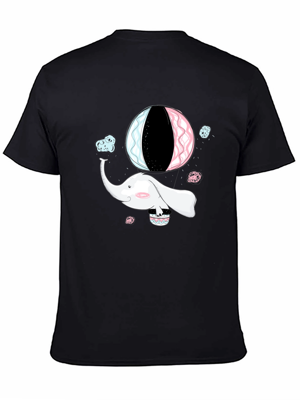 Elephant Hot Air Balloon Graphic Tee