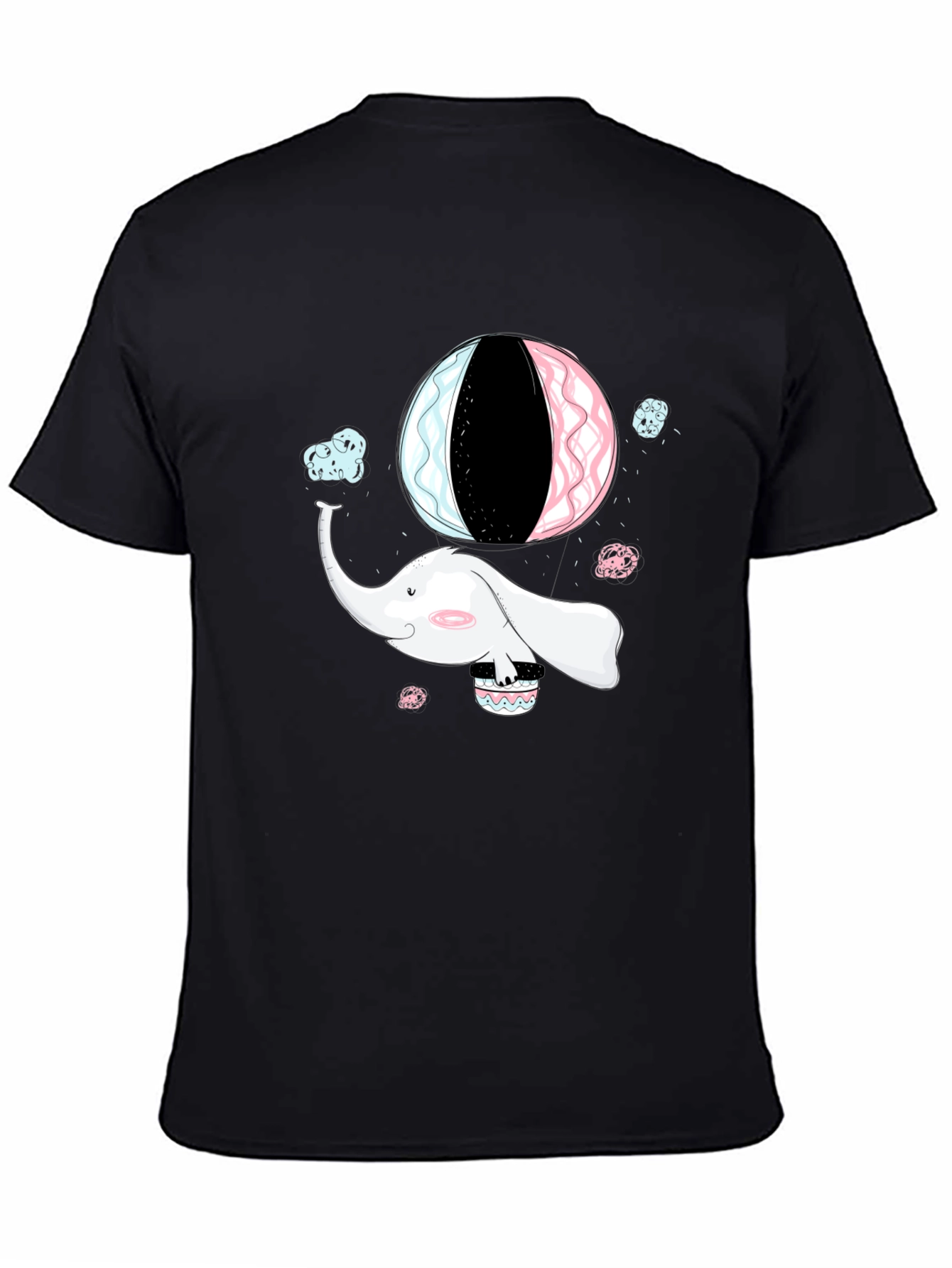 Elephant Hot Air Balloon Graphic Tee