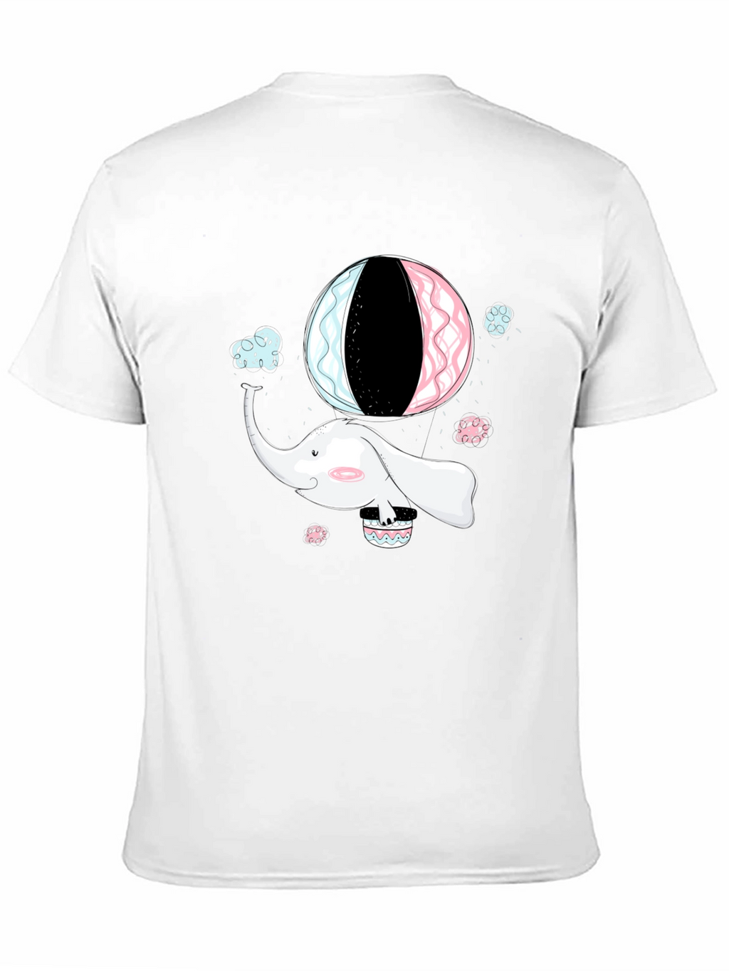 Elephant Hot Air Balloon Graphic Tee