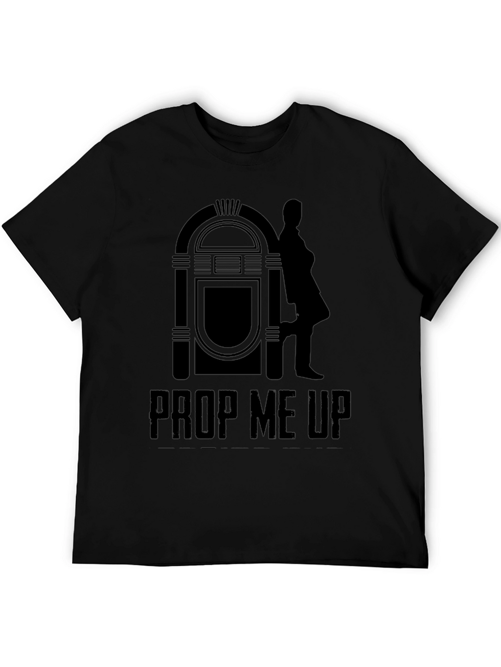 Prop Me Up Mens Black Graphic Tee