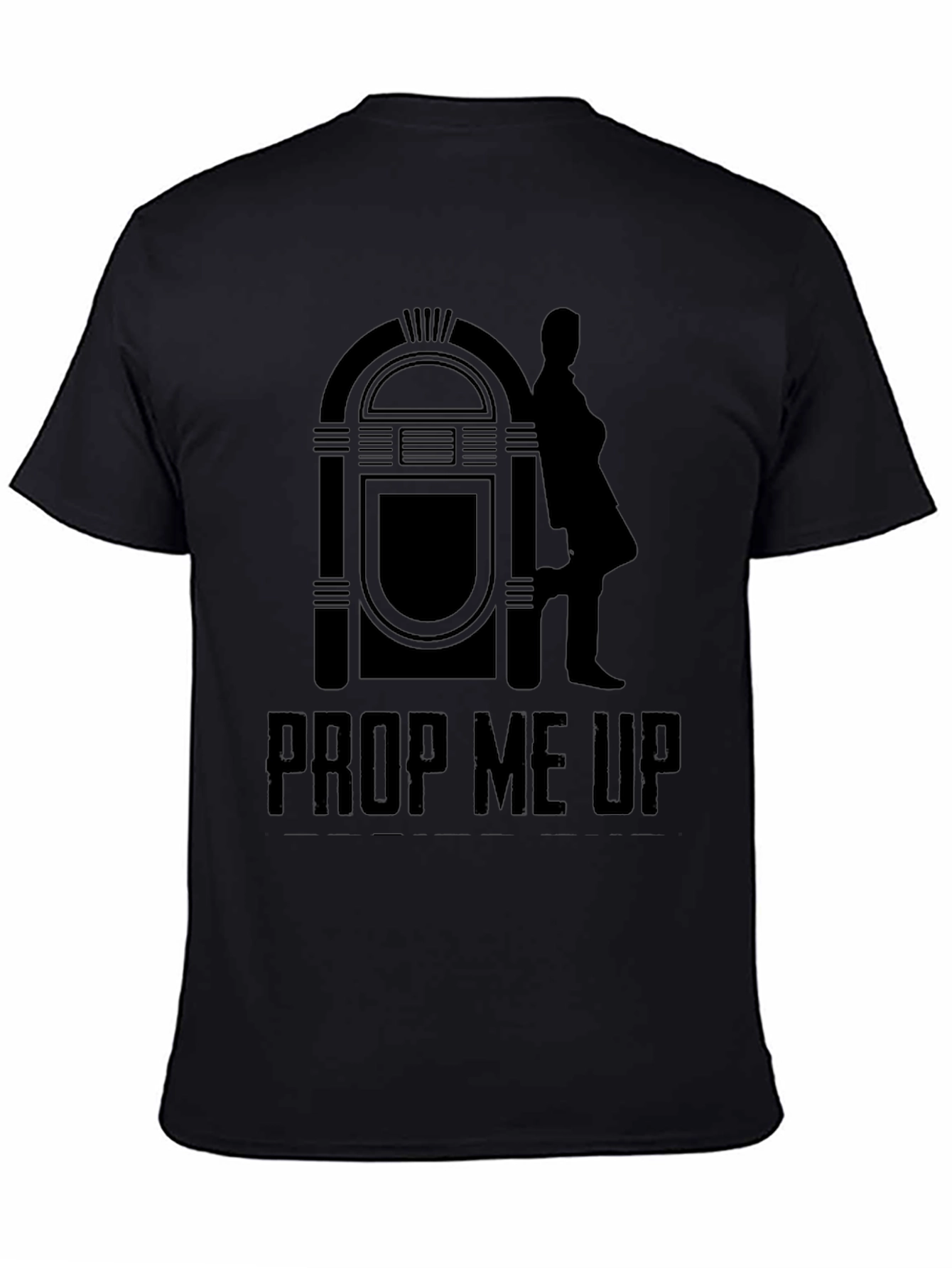 Prop Me Up Mens Black Graphic Tee