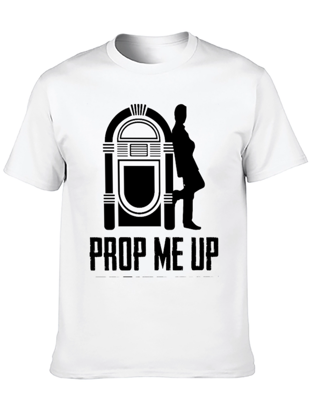 Prop Me Up Mens Black Graphic Tee