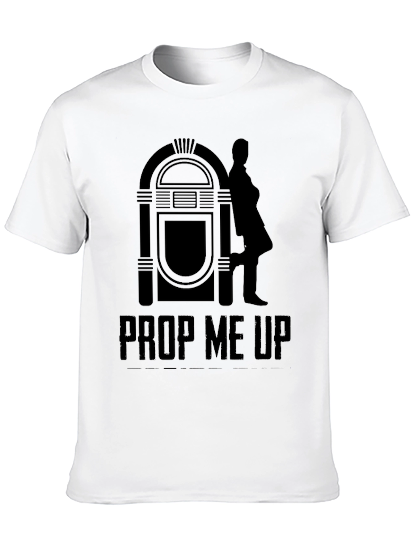 Prop Me Up Mens Black Graphic Tee
