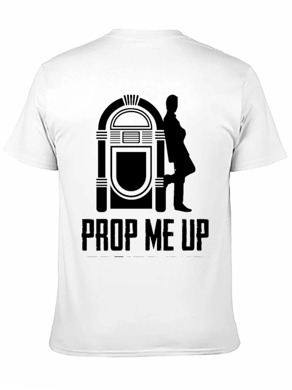 Prop Me Up Mens Black Graphic Tee